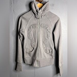 Lululemon Cuddle Up Jacket in sparkly gray.  Size 4